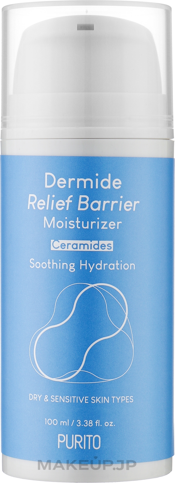 Moisturizing Barrier Face Cream - Purito Dermide Relief Barrier Moisturizer — photo 100 ml