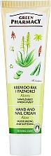 Fragrances, Perfumes, Cosmetics Moisturizing and Smoothing Hand and Nail Cream "Aloe" - Green Pharmacy