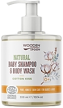 Fragrances, Perfumes, Cosmetics Kids Shampoo and Shower Gel 2in1 - Wooden Spoon Baby Shampoo & Body Wash Cotton Kiss