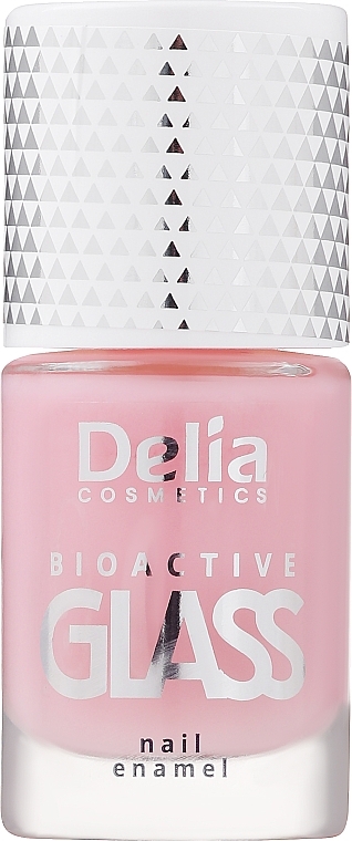 Nail Polish-Conditioner 2 in 1 "Bioactive Glass" - Delia Cosmetics Bioactive Glass Nail — photo N1