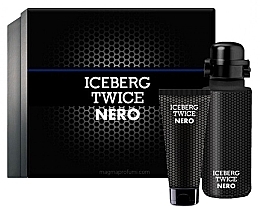 Fragrances, Perfumes, Cosmetics Iceberg Twice Nero For Him - Set (edt/125ml + sh/gel/100ml)	