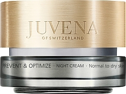 Fragrances, Perfumes, Cosmetics Night Face Cream for Normal & Dry Skin - Juvena Prevent & Optimize Night Cream Normal To Dry Skin