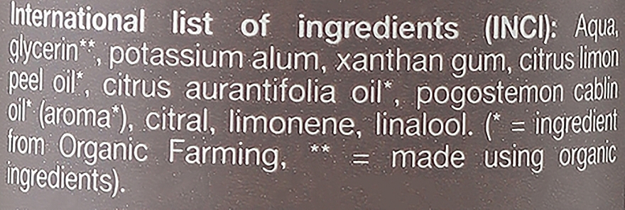 Roll-On Deodorant "Lime" - Urtekram Deo Crystal Lime — photo N3