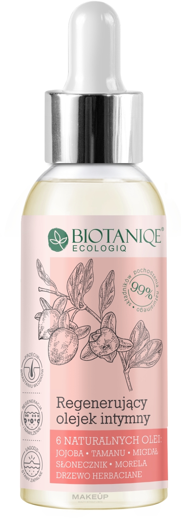 Regenerating Intimate Wash Oil - Biotaniqe Ecologiq Regenerating Intimate Oil — photo 90 ml