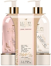 Set - Grace Cole The Luxury Bathing Warm Vanilla Delightful Duo (h/wash/300ml + h/cr/300ml) — photo N1