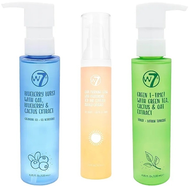 Set - W7 Wide Awake! (toner/120ml + clean/gel/120ml + d/cr/50ml) — photo N2