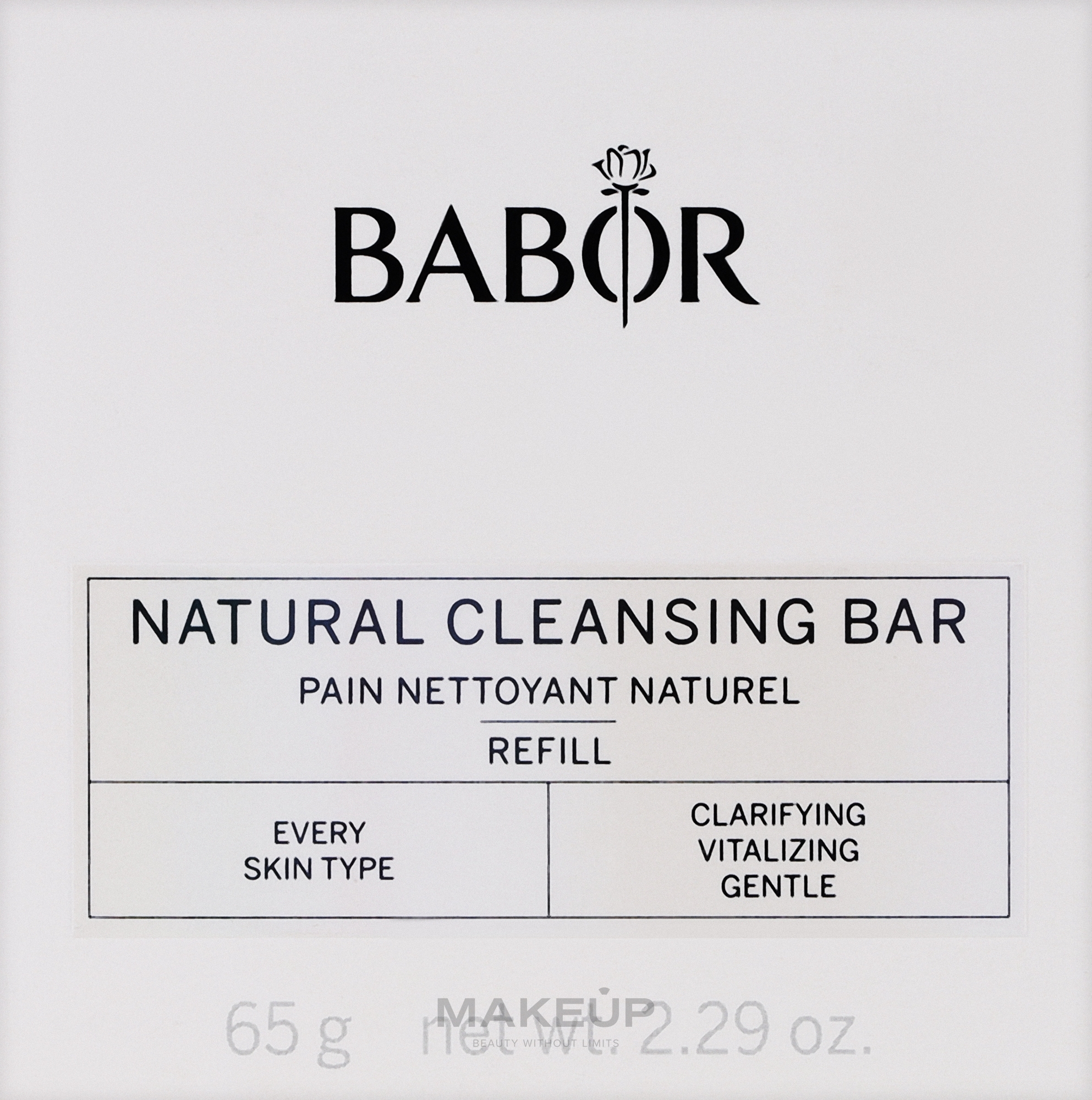 Natural Face Cleanser Soap - Babor Natural Cleansing Bar — photo 65 g
