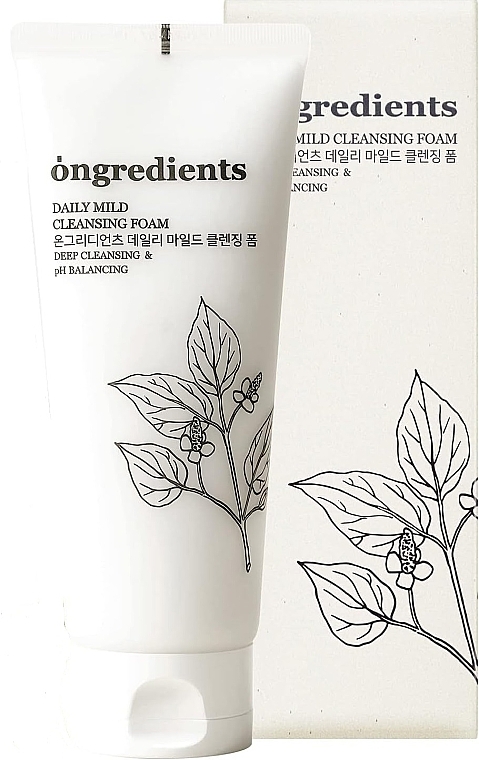 Face Cleansing Foam - Ongredients Daily Mild Cleansing Foam — photo N1