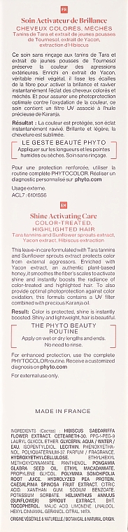 Leave-In Hair Care - Phyto Phyto Color Care Shine Activating Care — photo N3
