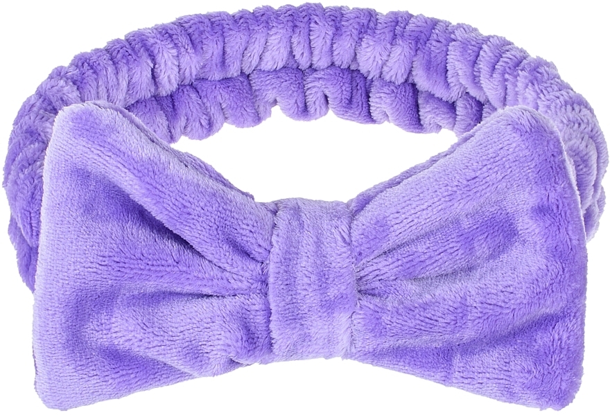 Cosmetic Hair Band, lilac "Wow Bow" - MAKEUP Lilac Hair Band — photo N1