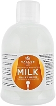 Nourishing Milk Protein Shampoo for Dry & Damaged Hair - Kallos Cosmetics Milk Protein Shampoo — photo N2