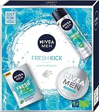 Fragrances, Perfumes, Cosmetics Set - Nivea Men Fresh Kick Ultimate Refresh