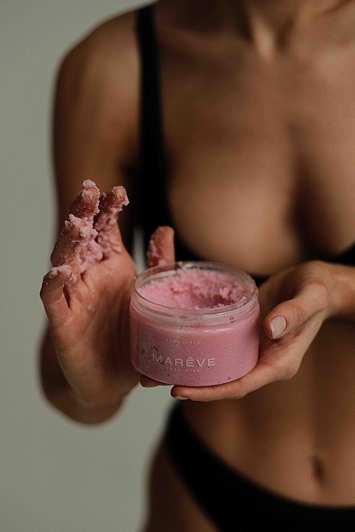Perfumed Shimmering Body Scrub 'Rose Wine' - MAREVE — photo N2