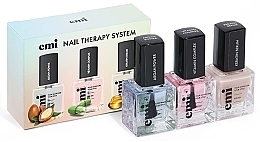 Fragrances, Perfumes, Cosmetics Set - Emi Set Nail Therapy System (nail/ser/3x9ml)