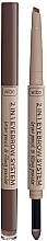 Brow Pencil - Wibo 2in1 Eyebrow System — photo N3