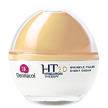 Pure Hyaluronic Acid Night Face Cream - Dermacol Hyaluron Therapy 3D Wrinkle Night Filler Cream — photo N2