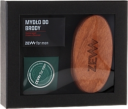 Fragrances, Perfumes, Cosmetics Set - Zew For Men Set (oil/30ml + soap/85ml + brush)