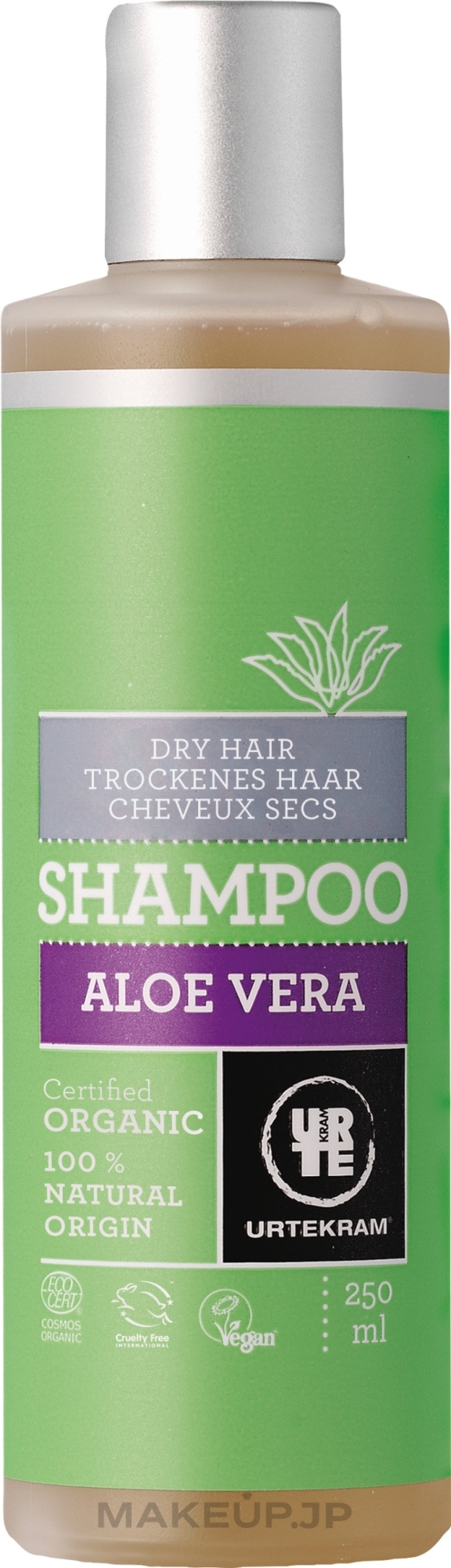 Dry Hair Shampoo "Aloe Vera" - Urtekram Aloe Vera Shampoo Dry Hair — photo 250 ml