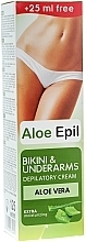 Fragrances, Perfumes, Cosmetics Armpit & Bikini Depilation Cream "Aloe" - Aloe Epil