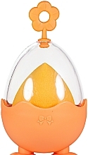 Fragrances, Perfumes, Cosmetics Makeup Sponge in Case, orange - Top Choice 