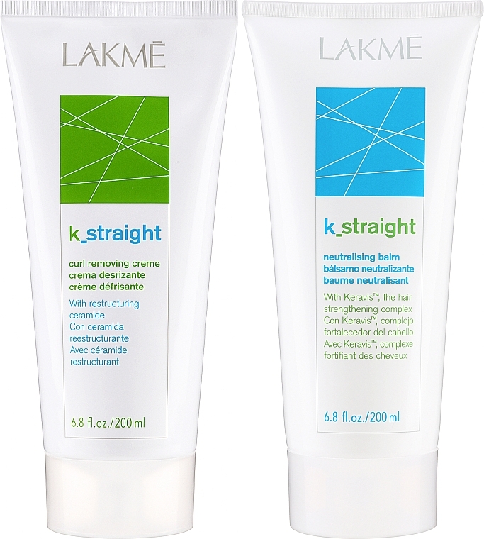 Straightening System for Resistant Hair - Lakme K-Straight Curl Removing System for Resistant Hair 0 — photo N2