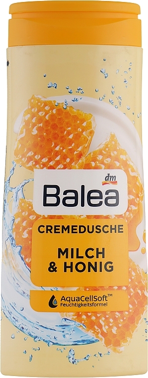 Shower Gel Cream with Honey & Milk Scent - Balea Milch & Honig — photo N2