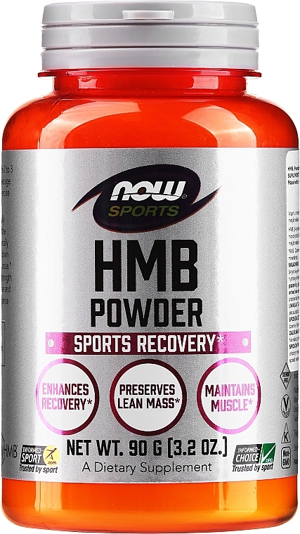 Hydroxymethylbutyrate Dietary Supplement, powder - Now Foods Sports HMB Powder — photo N1