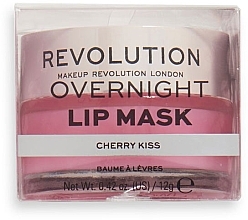 Fragrances, Perfumes, Cosmetics Lip Balm-Mask "Cherry Kiss" - Makeup Revolution Kiss Lip Balm Cherry Kiss