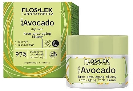 Anti-Aging Cream for Dry Skin - Floslek richAvocado Anti-Aging Cream — photo N1