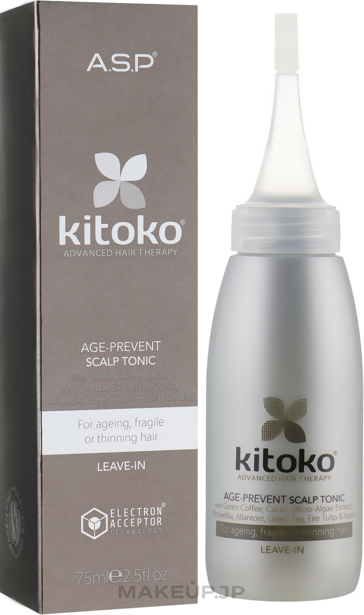 Anti-Age Scalp Tonic - Affinage Kitoko Age Prevent Scalp Tonic — photo 75 ml