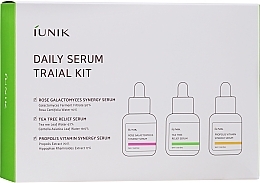 Fragrances, Perfumes, Cosmetics Set - iUNIK Daily Serum Trial Kit (ser/3x15ml)