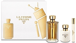 Fragrances, Perfumes, Cosmetics Prada La Femme Prada - Set (edp/100ml + b/lot/100ml + edp/mini/10ml)