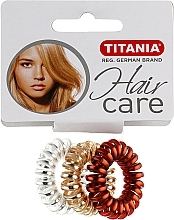 Fragrances, Perfumes, Cosmetics Anti Ziep Hair Ties, 3pcs, 3.5cm - Titania