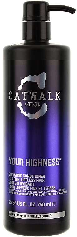 Volume Conditioner - Tigi Catwalk Volume Collection Your Highness Nourishing Conditioner — photo N1