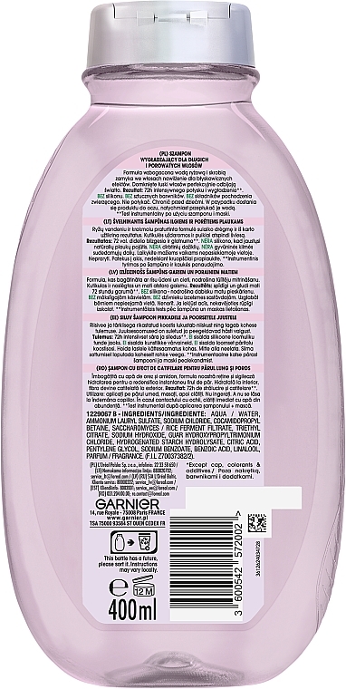 Shampoo for Long & Porous Hair - Garnier Botanic Therapy Rice Water — photo N2