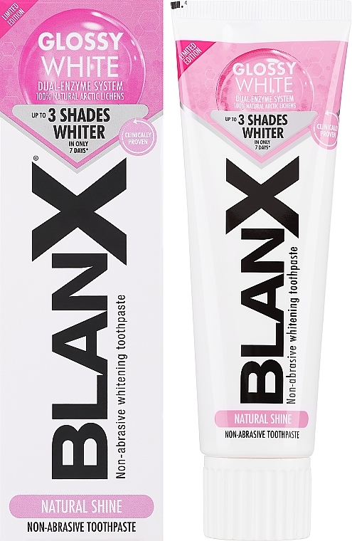 Whitening Toothpaste - Blanx Glossy White Toothpaste Limited Edition — photo N1