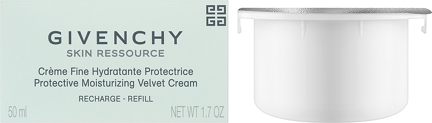 Moisturizing Light Face Cream - Givenchy Skin Ressource Protective Moisturizing Velvet Cream (refill) — photo N2