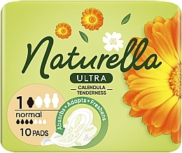 Sanitary Pads, 10pcs - Naturella Ultra Calendula Normal — photo N1