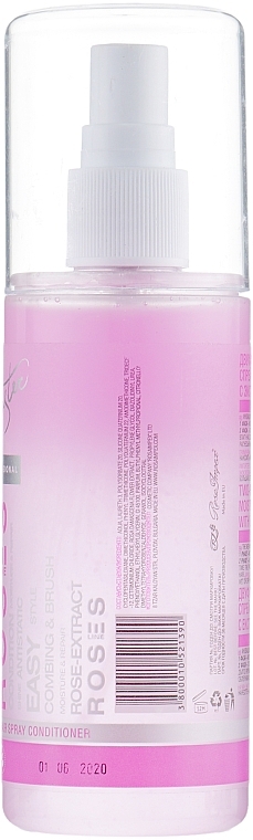 Moisturizing Biphase Spray Conditioner with Bulgarian Rose Extract - Spa Master — photo N25