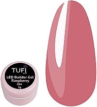 Fragrances, Perfumes, Cosmetics Nail Builder Gel - Tufi Profi Led Builder Gel 004 Raspberry