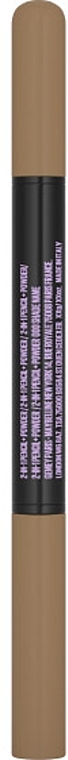 2-in-1 Pencil and Powder - Maybelline Express Brow Duo — photo N4