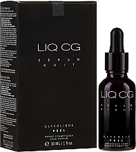 Fragrances, Perfumes, Cosmetics Night Smoothing Face Serum - Liqpharm Night Glycolic Peel Serum