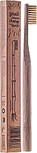 Fragrances, Perfumes, Cosmetics Medium Bamboo Toothbrush, natural - Mohani Toothbrush