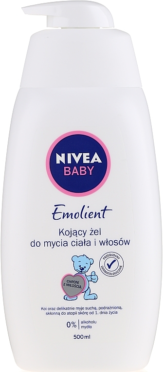 Body & Hair Baby Wash Gel - NIVEA Baby Emolient — photo N1
