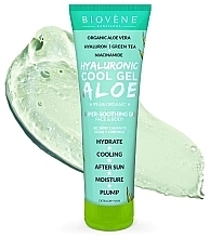 Fragrances, Perfumes, Cosmetics Soothing Face & Body Gel with Aloe Vera Extract - Biovene Hyaluronic Cool Gel Aloe Super-Soothing Gel Face & Body
