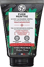 Fragrances, Perfumes, Cosmetics 3-in-1 Botanical Charcoal Cleanser with Organic Peppermint - Yves Rocher Pure Mint The 3in1 With Botanical Charcoal