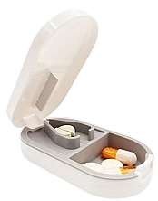 Fragrances, Perfumes, Cosmetics Pill Container, white - Deni Carte 0494