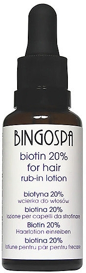 Biotin Hair Lotion 20% - BingoSpa Biotin 20% For Hair Rub-In Lotion — photo N1