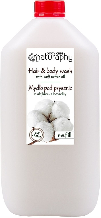 Cotton Shampoo & Shower Gel - Naturaphy Refill — photo N1