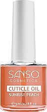 Fragrances, Perfumes, Cosmetics Cuticle and Nail Oil 'Sunrise Peach' - Sanso Cosmetics Cuticle Oil